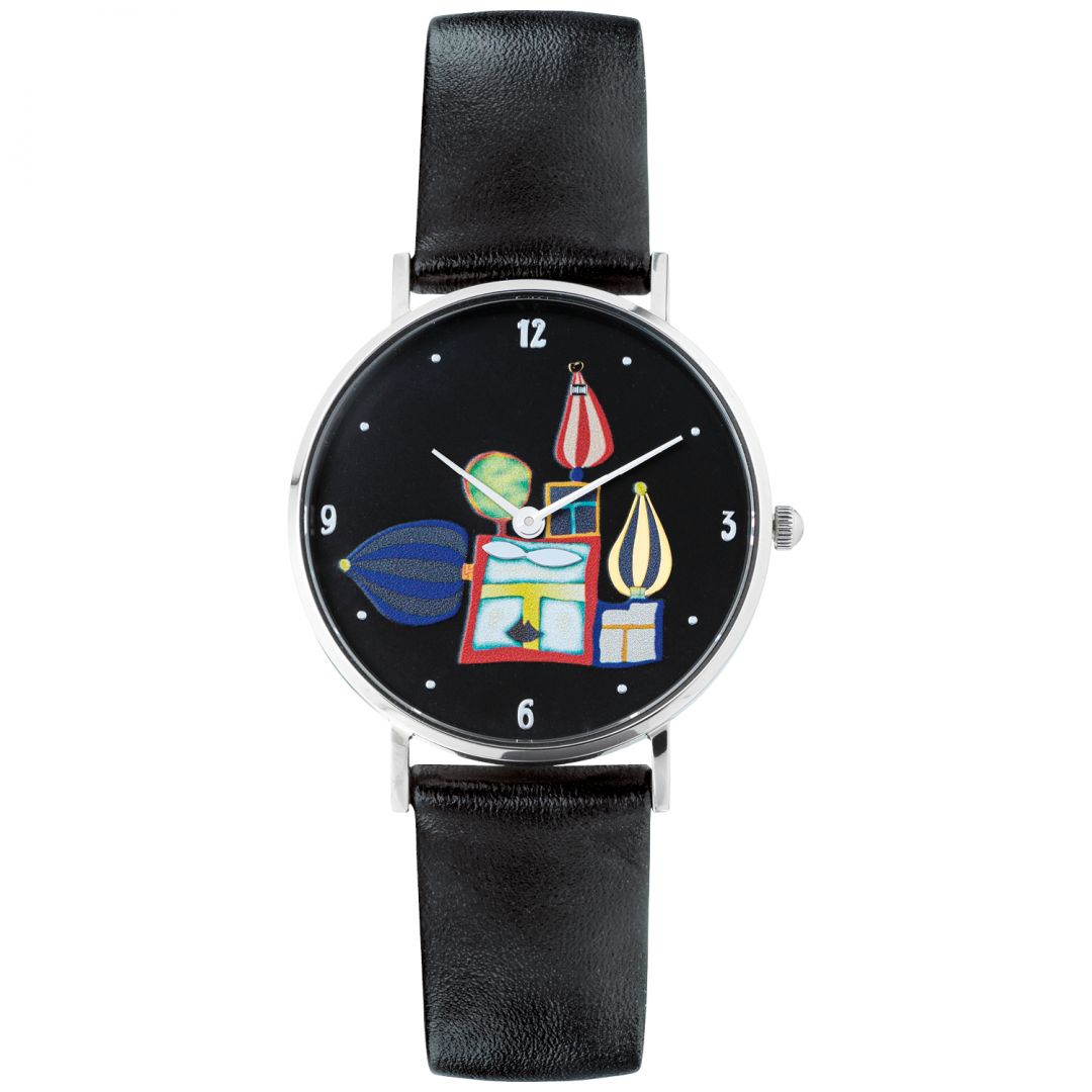 Friedensreich Hundertwasser: Künstler-Armbanduhr König der Türme  1