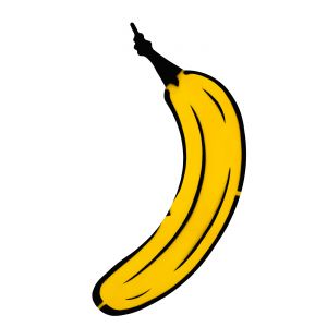 Thomas Baumgärtel: Cut Out Banane 