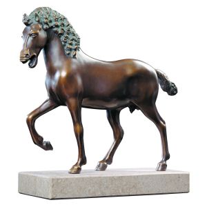 Leonardo da Vinci: Skulptur Cavallo (um 1492), Bronze 