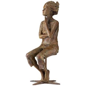 Valerie Otte: Skulptur „Was wäre wenn“, Bronze 