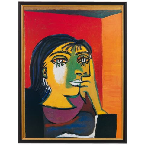 Pablo Picasso: Bild Dora Maar (1937), gerahmt 